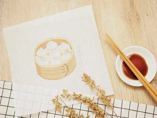 Audrey Wu Designs Xiao Long Bao Needlepoint Canvas