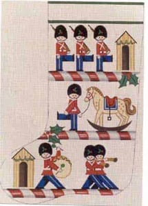 The Meredith Collection Treglown Designs Toy Soldier Stocking Needlepoint Canvas