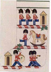 The Meredith Collection Treglown Designs Toy Soldier Stocking Needlepoint Canvas