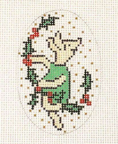 Barbara Russell Piglet Ornament Needlepoint Canvas