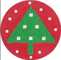 Melissa Shirley Designs Christmas Tree Ornament 1605-a Needlepoint Canvas