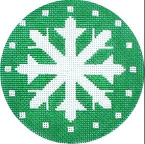 Melissa Shirley Designs Snowflake Ornament Needlepoint Canvas