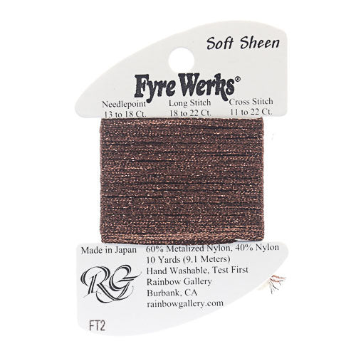 Rainbow Gallery Fyre Werks Soft Sheen - 02 Chocolate