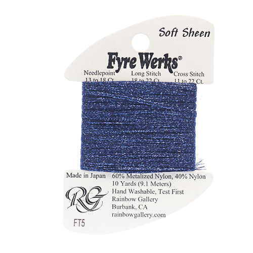 Rainbow Gallery Fyre Werks Soft Sheen - 05 Navy Blue