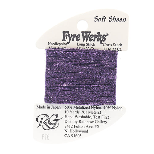 Rainbow Gallery Fyre Werks Soft Sheen - 08 Dark Violet