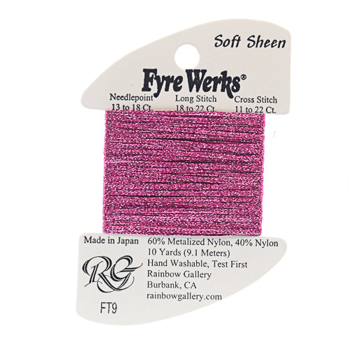 Rainbow Gallery Fyre Werks Soft Sheen - 09 Rose