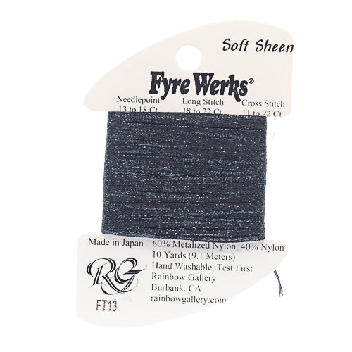 Rainbow Gallery Fyre Werks Soft Sheen - 13 Charcoal