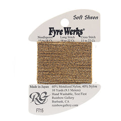 Rainbow Gallery Fyre Werks Soft Sheen - 15 Old Gold