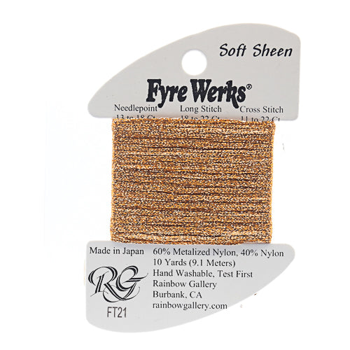 Rainbow Gallery Fyre Werks Soft Sheen - 21 Light Copper