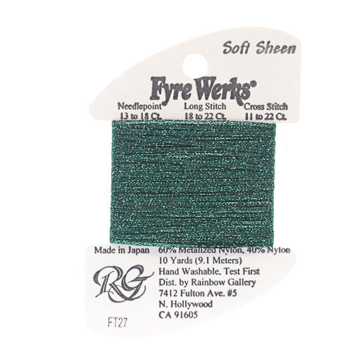 Rainbow Gallery Fyre Werks Soft Sheen - 27 Tree Green