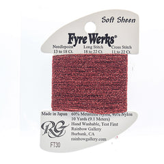 Rainbow Gallery Fyre Werks Soft Sheen - 30 Red