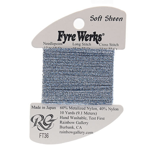 Rainbow Gallery Fyre Werks Soft Sheen - 36 French Blue