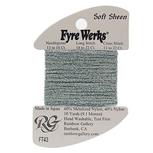 Rainbow Gallery Fyre Werks Soft Sheen - 43 Light Aqua