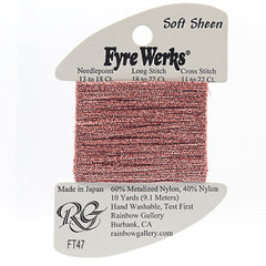 Rainbow Gallery Fyre Werks Soft Sheen - 47 Peony