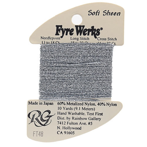 Rainbow Gallery Fyre Werks Soft Sheen - 48 Silver Frost