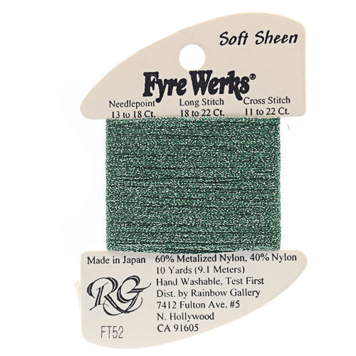 Rainbow Gallery Fyre Werks Soft Sheen - 52 Light Tree Green