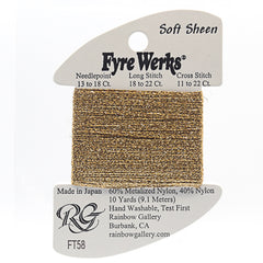 Rainbow Gallery Fyre Werks Soft Sheen - 58 Gold