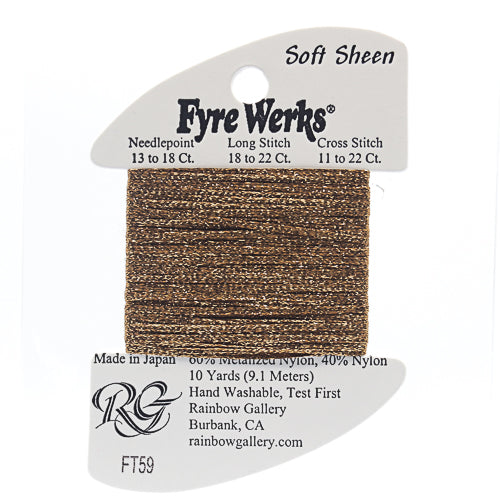 Rainbow Gallery Fyre Werks Soft Sheen - 59 Tawney Gold