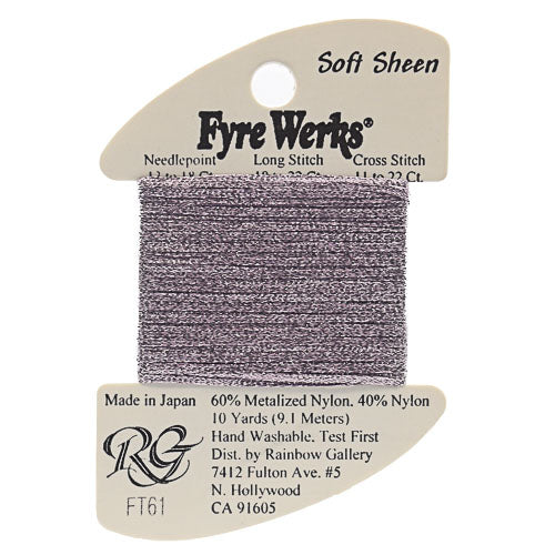 Rainbow Gallery Fyre Werks Soft Sheen - 61 Wisteria