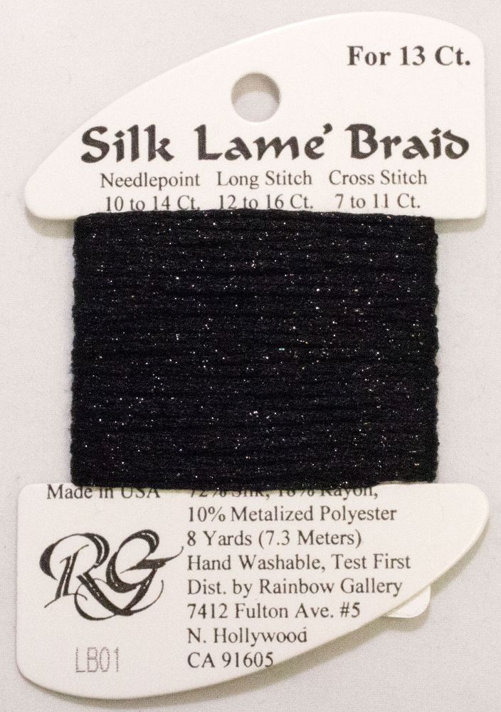 Rainbow Gallery Silk Lame Braid 13 - 248 Blue Promise