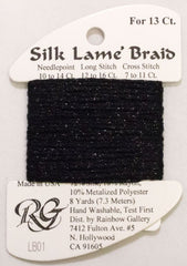 Rainbow Gallery Silk Lame Braid 13 - 250 Heather Glen