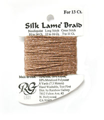 Rainbow Gallery Silk Lame Braid 13 - 031 Copper