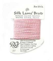 Rainbow Gallery Silk Lame Braid 13 - 007 Pink