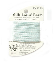 Rainbow Gallery Silk Lame Braid 13 - 018 Surf Blue