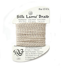 Rainbow Gallery Silk Lame Braid 13 - 060 Camel