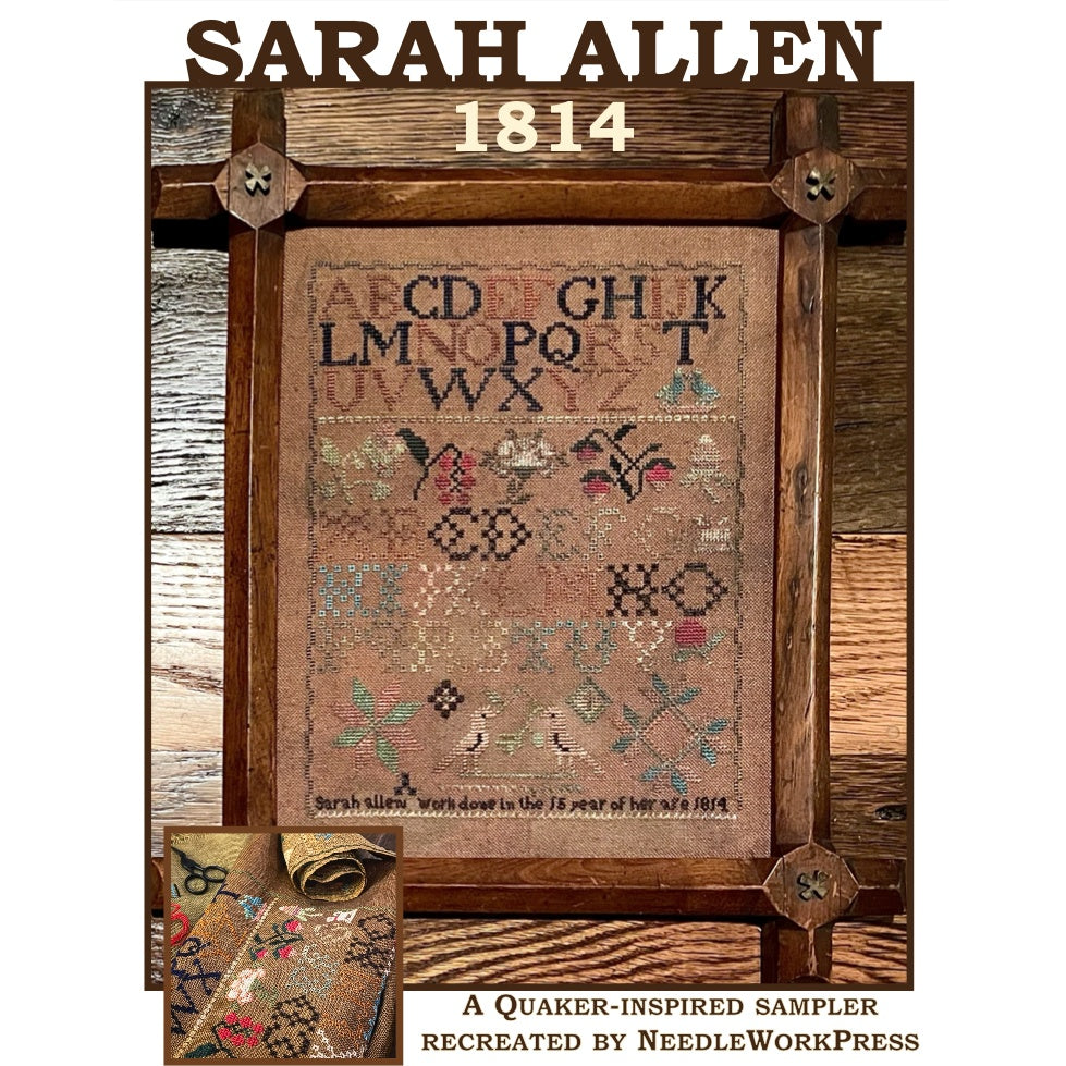 NeedleWork Press Sarah Allen 1814 Cross Stitch Pattern