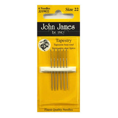 John James Needles Chenille Size 22 - Package of 6