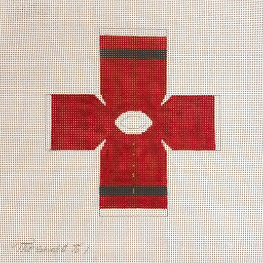 The Studio Midwest Santa Topper Needlepoint Canvas