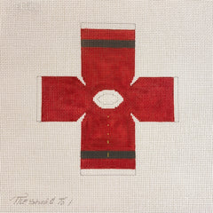 The Studio Midwest Santa Topper Needlepoint Canvas