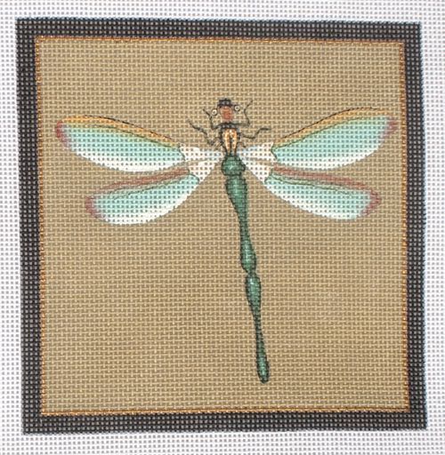 Melissa Shirley Designs Blue Dragonfly Needlepoint Canvas