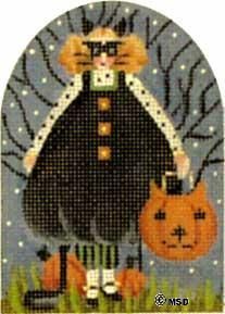 Melissa Shirley Designs Cat Needlepoint Canvas