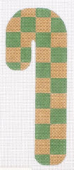 Melissa Shirley Designs Check Candy Cane Needlepoint Canvas