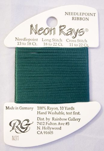 Rainbow Gallery Neon Rays - 031 Forest Green