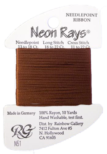 Rainbow Gallery Neon Rays - 051 Brown