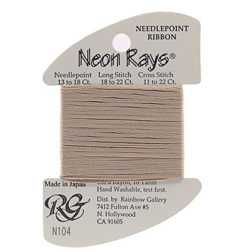 Rainbow Gallery Neon Rays - 104 Light Taupe