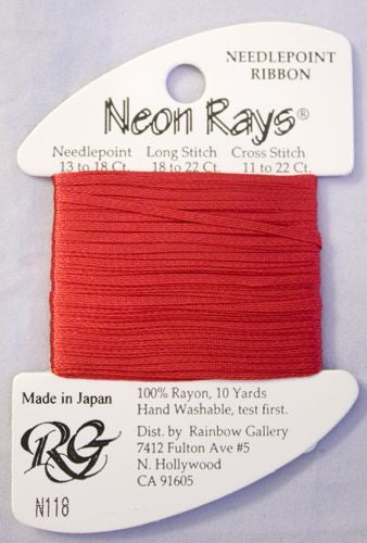 Rainbow Gallery Neon Rays - 118 Christmas Red