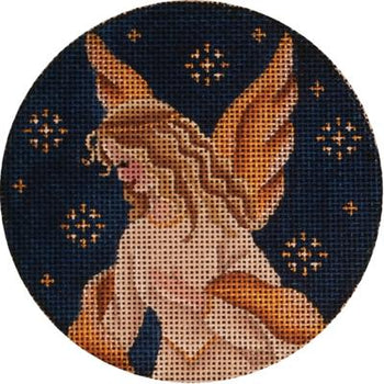 Rebecca Wood Designs Golden Angel Needlepoint Canvas