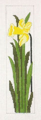 J. Child Designs Daffodil Bookmark Needlepoint Canvas