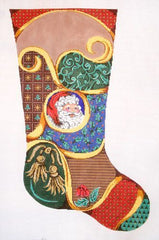 Patti Mann Christmas Tapestry Stocking Needlepoint Canvas