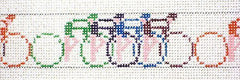 The Meredith Collection Bicycle Belt Needlepoint Canvas