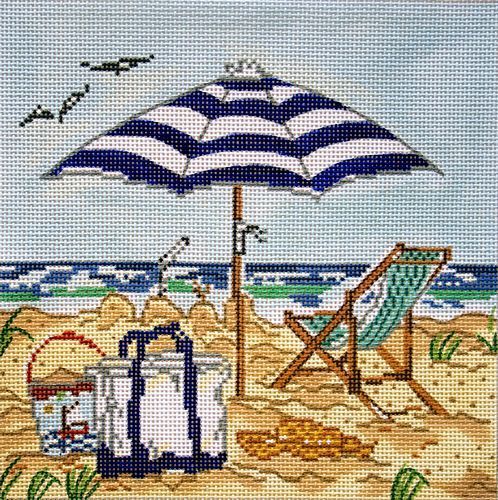 Cooper Oaks Design Susan Wallace Barnes Beachtime Needlepoint Canvas