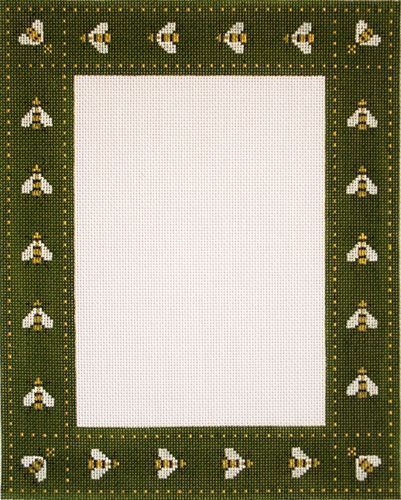 Cooper Oaks Design Bee Frame Needlepoint Canvas