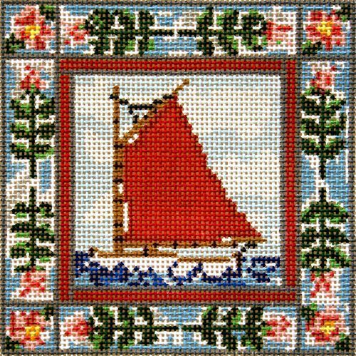 Cooper Oaks Design Ack Quilt 4 Needlepoint Canvas