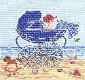 Cooper Oaks Design Baby Boy Needlepoint Canvas