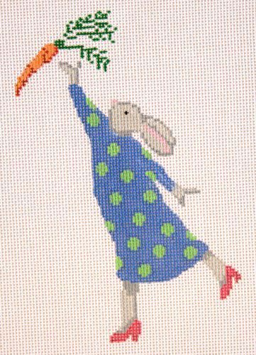 Cooper Oaks Design Carrot in the Wind Needlepoint Canvas