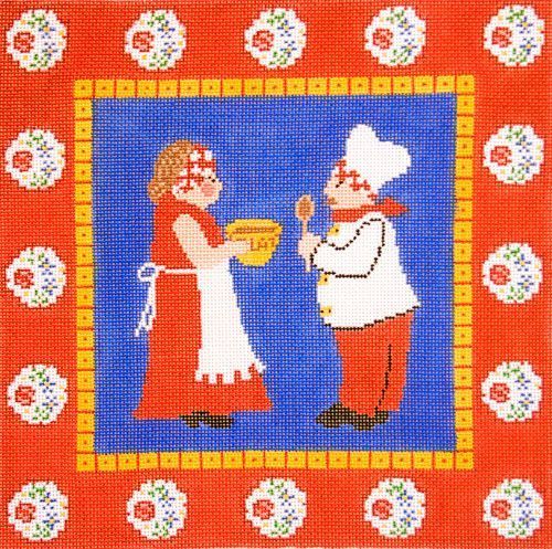 Cooper Oaks Design The Chefs 18m Needlepoint Canvas